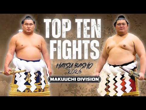 Top 10 Bouts of Day 13 - HATSU BASHO 2026 - Makuuchi Division