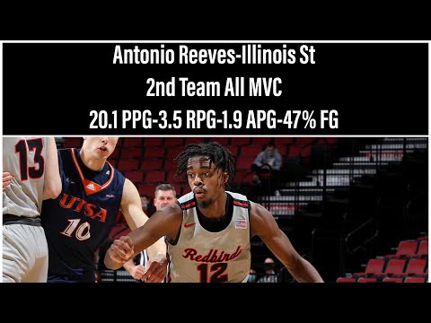 Antonio Reeves Season Highlights Illinois St-Junior Season 21-22 Season
