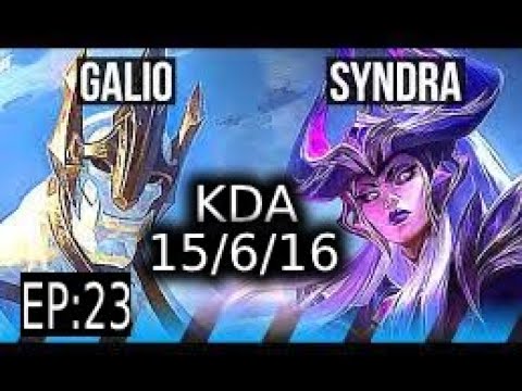 WILD RIFT Road To Master Galio vs Syndra MID (full gameplay) Ep:23