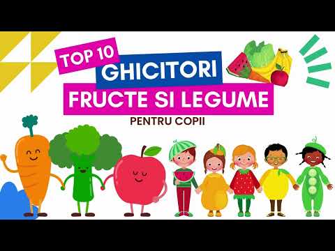 Top 10 Ghicitori fructe si legume pentru copii