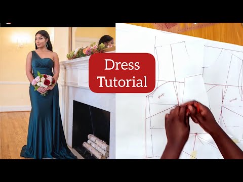 How to make a bridal/prom mermaid dress: drafting and...