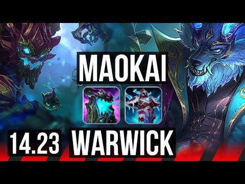 MAOKAI vs WARWICK (TOP) | KR Grandmaster | 14.23