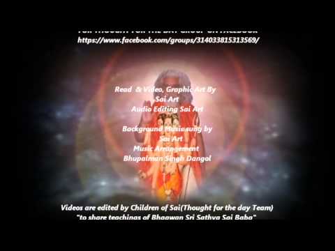 Divine Message of Bhagwan Sri Sathya Sai Baba 50(Thought for the Day)