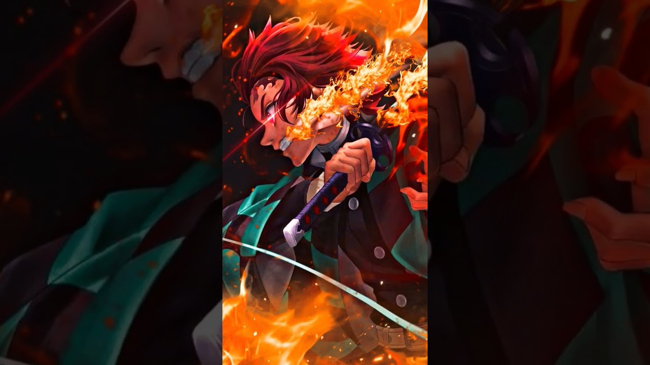 try not to change your wallpaper demon slayer (tanjiro) #anime #demonslayer #edit