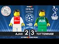 Ajax Vs Tottenham 2-3 • Champions League 2019 (08/05/19) All Goals Highlights LEGO Football Film