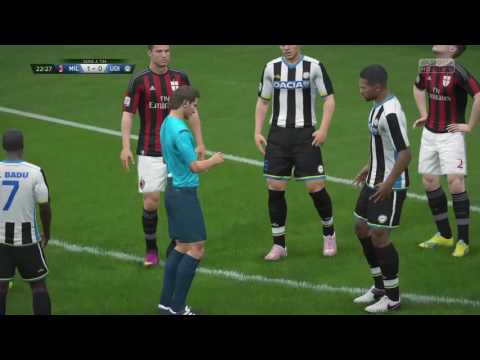 FIfa 16 Ac Milan career mode Season 3 EP9 Serie A Title Match Ac Milan vs Udinese
