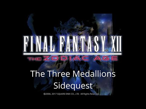 Three Medallions Sidequest - Final Fantasy XII The Zodiac Age Walkthrough Part 52 - PS5 FFXII