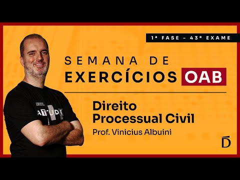 Civil Procedure with Commented Questions | OAB Exercise Week 43 - 1st Phase