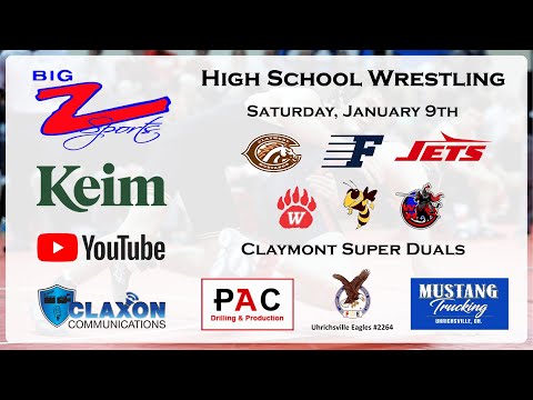 Claymont Super Duals - OHSAA Boys Wrestling from BIG Z Sports