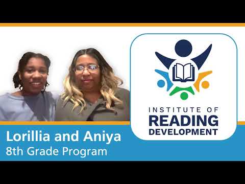 Lorilla and Aniyah — 8th grade parent and student