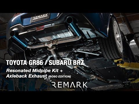 REMARK Toyota GR86 / Subaru BRZ (2022+) Midpipe Kit + Axleback Exhaust