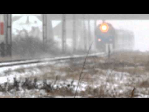 Trains in Oradea - Trenuri in Oradea (Winter Edition) (04 02 2012)