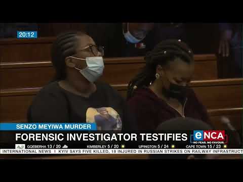 Senzo Meyiwa Murder Forensic investigator testifies