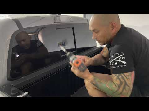 How to install Wilco Offroad Bed Rail Tire Carrier Toyota Tacoma Gen 3