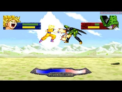 DBZ: The Legend PS1 (SS Goku) vs (Perfect Cell) HD
