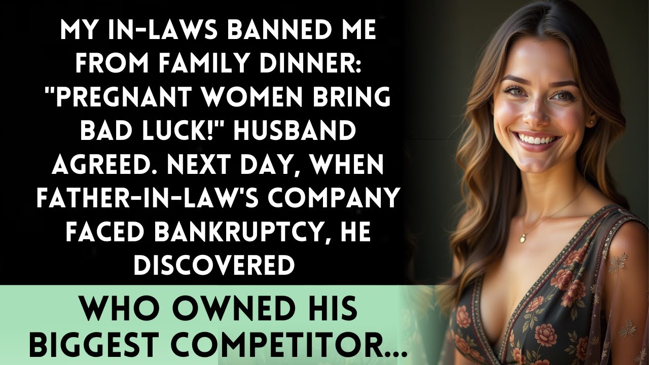 Pregnant Wife Banned From Family Dinner, Husband's Secret Company Makes Them Regret Everything