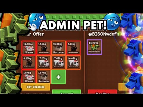 I Traded For Huge DILOPHOSAURUS!🤯🔥 | Grow a Garden Trading Montage