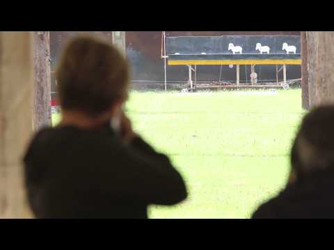 J. Lee at shooting the 100 Meter Rams.