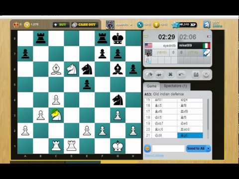 Live Blitz Chess with Commentary 42 (Old Indian)