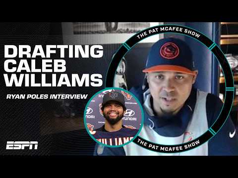 Ryan Poles on drafting Caleb Williams & expectations for Bears’ offense | The Pat McAfee Show