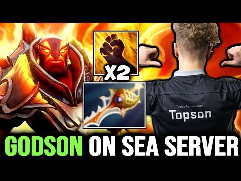 GODSON God Mode on SEA Server Ember Spirit with Divine Rapier