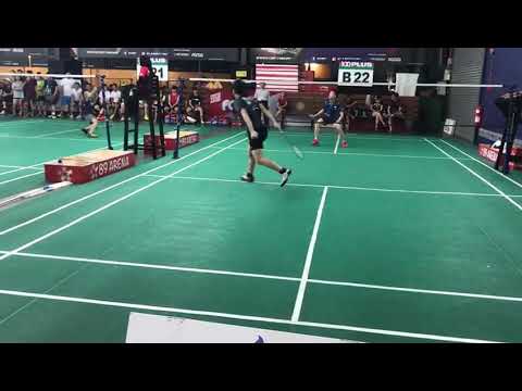 klang badminton open2018 boy single under18