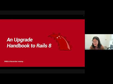 An upgrade handbook to Rails 8 by Jenny Shen