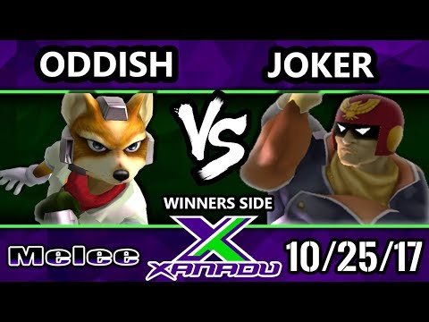 S@X 225 Melee - Oddish (Fox) Vs. Joker (Captain Falcon) - Smash Melee Tournament - SSBM