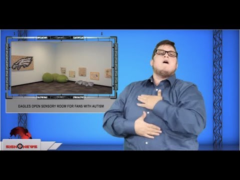 Eagles open sensory room for fans with autism (ASL - 8.12.19)