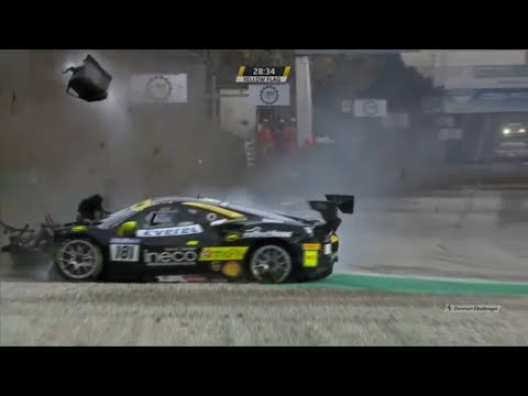 Ferrari Challenge (World Final Coppa Shell) 2018. Autodromo Nazionale Monza. Start Crashes