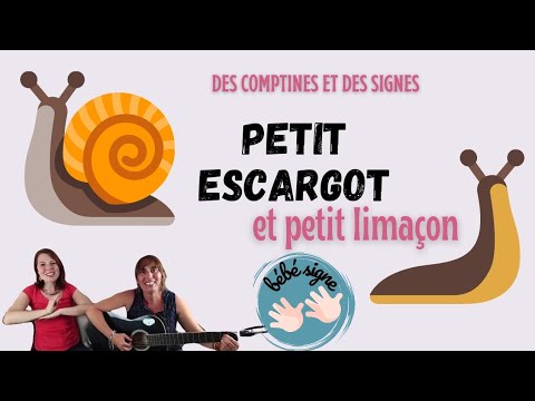 Petit escargot (et limaçon) - DES COMPTINES ET DES SIGNES - Avec Mumy