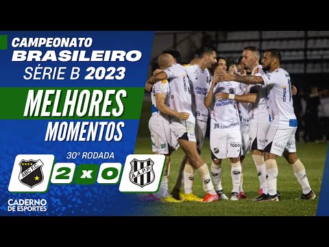 ABC 2 X 0 PONTE PRETA - MELHORES MOMENTOS - 30ª RODADA BRASILEIRÃO 2023