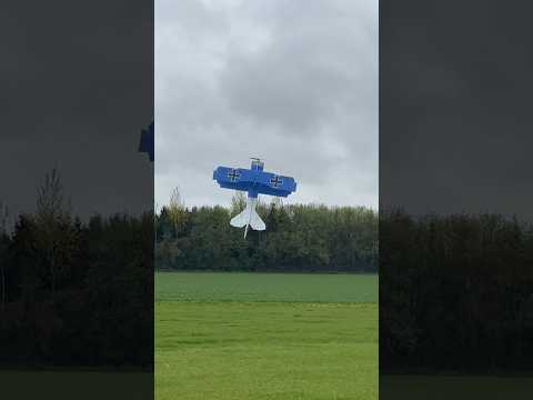 Prop hanging the Crack Fokker! #radiocontrol #modelplane