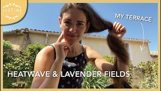 Come see my terrace (this house can’t do heatwaves…) | Provence vlog | Justine Leconte