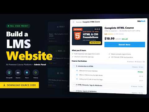 Learning Management System (LMS) Project in MERN Stack with Source Code ...