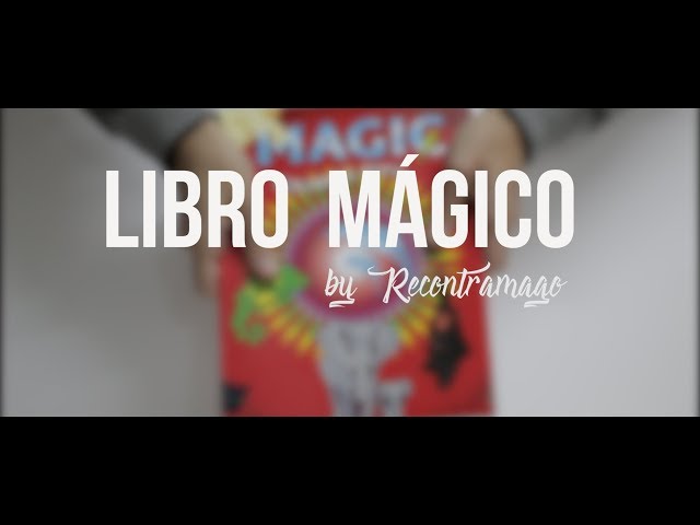 Vídeo relacionado con RecontraMago Trucos DE Magia para NIÑOS - Libro MAGICO y Mariposa Magica - Libro Grande SE COLOREA MAGICAMENTE. TAMAÑO Grande. Muy FACIL DE Hacer, Gran Efecto (Libro MAGICO)