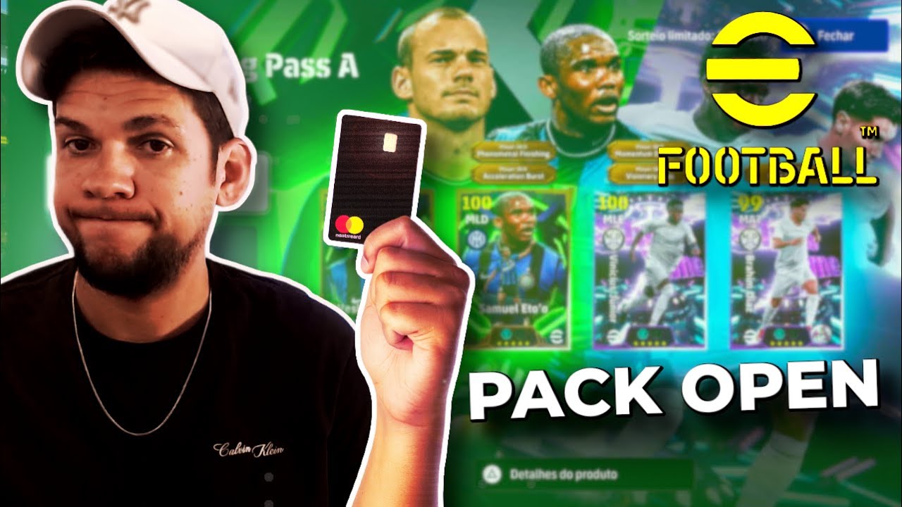 EFOOTBALL 2026: PACK OPEN INSANO com Eto’o, Sneijder e Vini Jr! Adaptação à nova gameplay!
