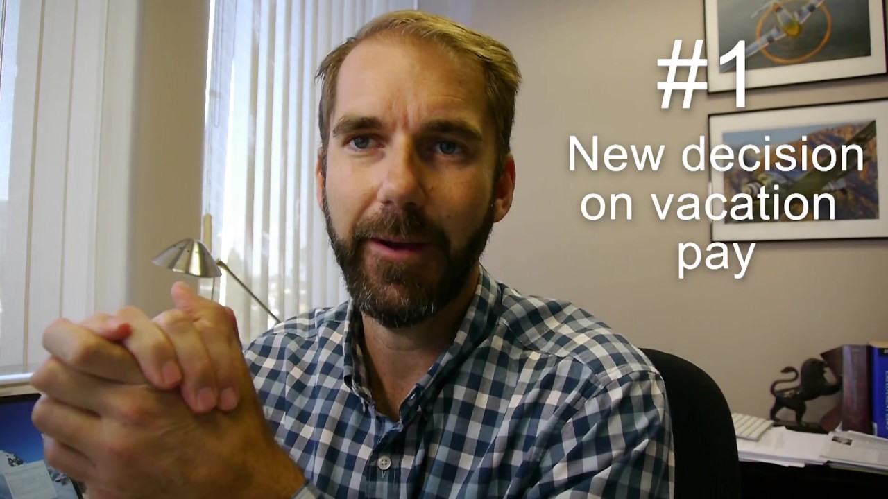 Friday's Five - Employment law update August 2017