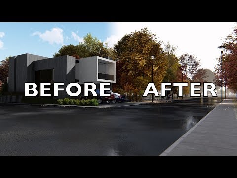 LUMION 8 BEFORE/AFTER Render Tutorial Modern House#5