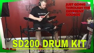 Video thumbnail for Simmons SD200 Drum kit sounds Review. by Tech 360 Dallas