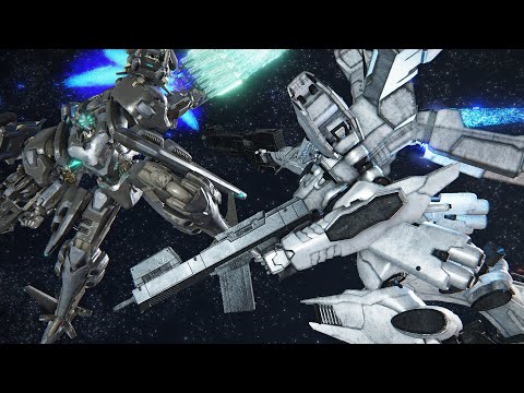 White Glint vs. ALLMIND - Armored Core VI: Fires of Rubicon Mod Gameplay