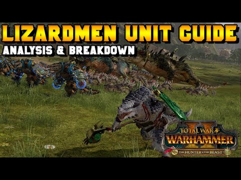 New Lizardmen Units Guide - Spirit of the Jungle + Itza (Gor-Rok)| the Hunter and the Beast DLC