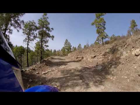 Gran Canaria: Unterwegs auf dem mittleren Teil der GC 604 von El Tablero zum Chira Stausee