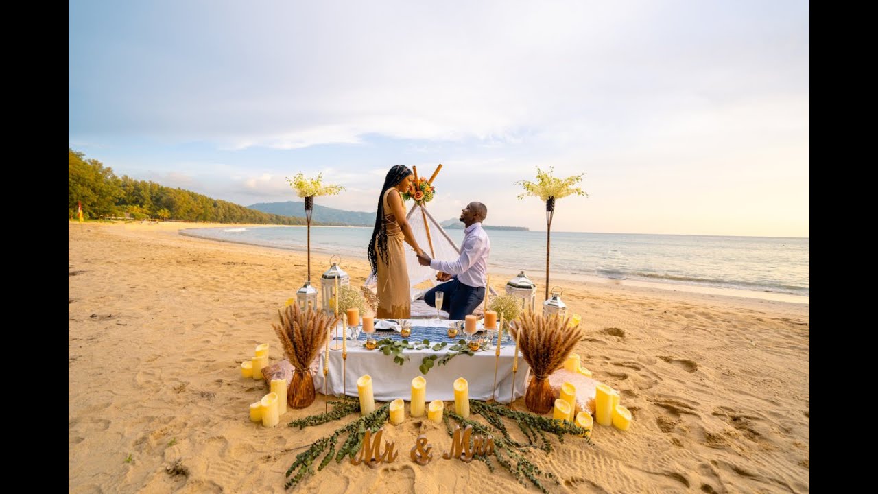 Most Romantic Sunset Proposal in Thailand - Phuket Weddings & Event Planner- BEPSOKE EXPERINECES