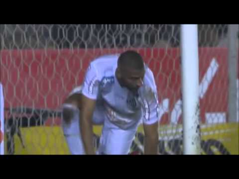 Nilson perde gol feito - SANTOS X PALMEIRAS - copa do Brasil