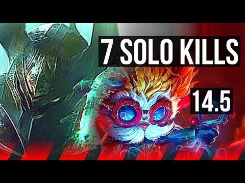 MORDEKAISER vs HEIMERDINGER (TOP) | 7 solo kills | KR Master | 14.5