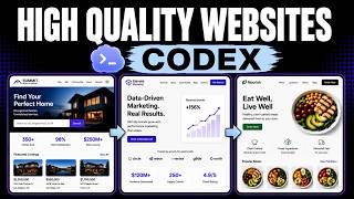 Build HIGH QUALITY Data-Driven Websites with Codex (Full Tutorial)