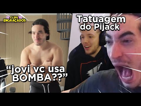 JOVIRONE VOLTOU MAIS FORTE E PIJACK COM NOVA TATUAGEM - CLIPS ENGRAÇADOS