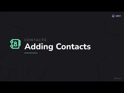 Adding Contacts