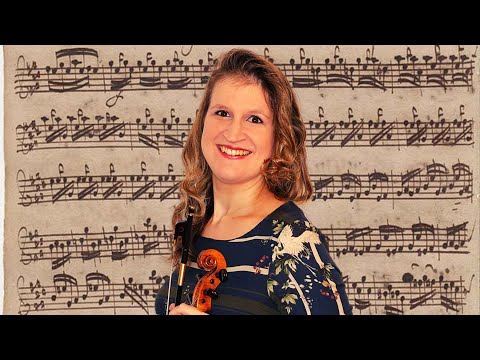 String Crossings in Partita in E major Preludio by JS Bach BWV 1006